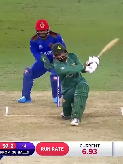 Rashid Khan snares Hafeez for 100th T20I wicket
