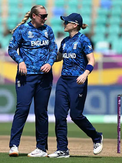 Ecclestone leaves field for more treatment after claiming wicket | CWC25