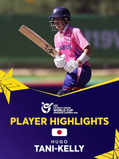 Hugo Tani-Kelly anchors Japan past 200 | Player Highlights | U19 CWC 2026 