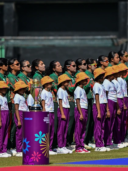 Bangladesh players sing the anthem with pride | CWC25 