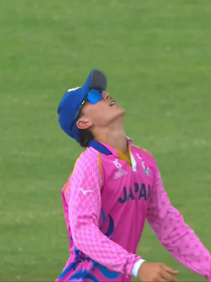 Olly Riley - Wicket - Ireland vs Japan