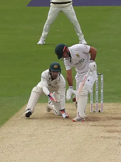 Logo of Commentators discuss David Bedingham handling the ball