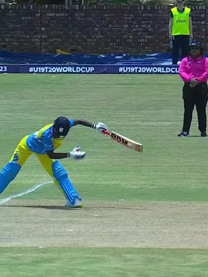 Wicket-Gisele-Ishimwe-England-U19s-Women v Rwanda-U19s-Women ICC U19W T20WC 2023