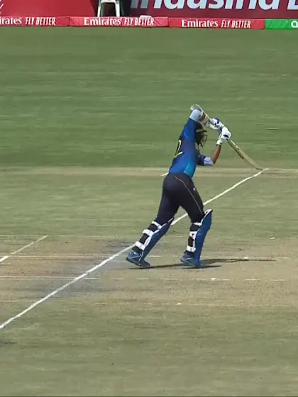 Logo of Sineth Jayawardene with a Four vs. South Africa