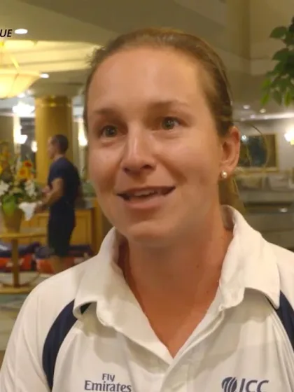 Claire Polosak will be the first female umpire at a men's ODI