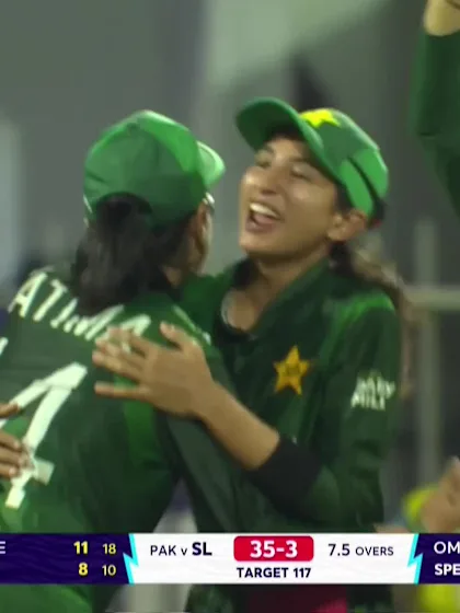 Logo of Hasini Perera - Wicket - Pakistan vs Sri Lanka