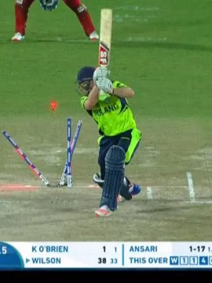 Ireland Wicket Losses v Oman Video ICC