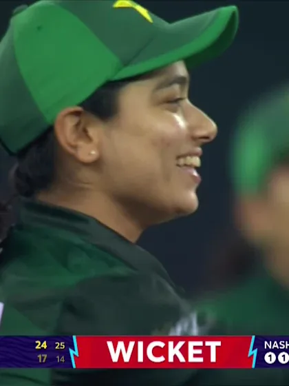 Logo of Georgia Plimmer - Wicket - Pakistan vs New Zealand