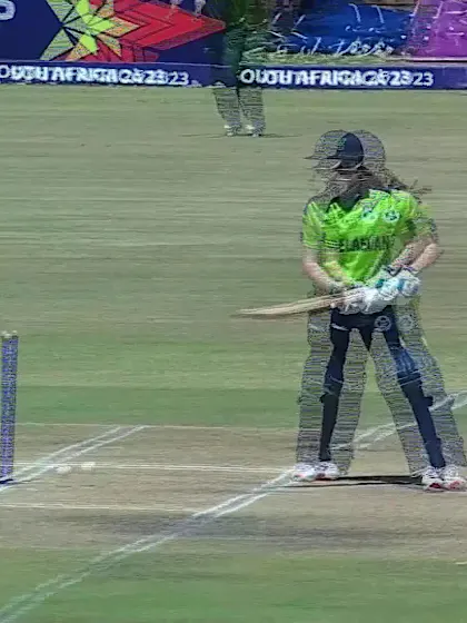 Wicket-Georgina-Dempsey-Pakistan-U19s-Women v Ireland-U19s-Women ICC U19W T20WC 2023