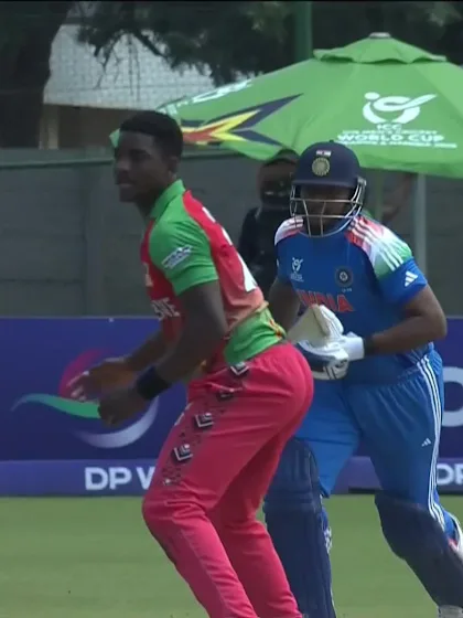 Khilan Patel with a Four vs. Zimbabwe