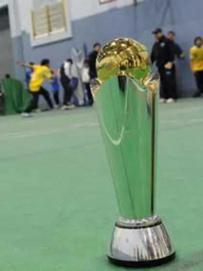 Young people get their hands on the ICC Champions Trophy in Birmingham