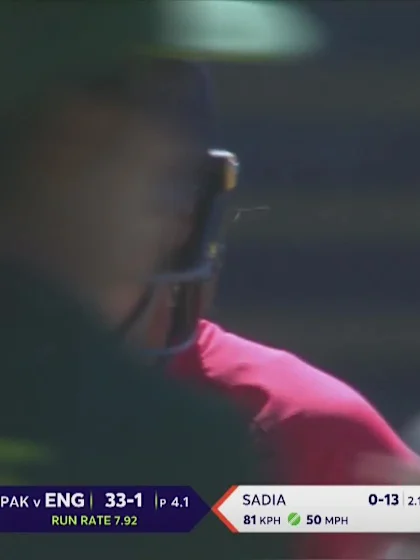 Logo of Alice Capsey - Wicket - England vs Pakistan