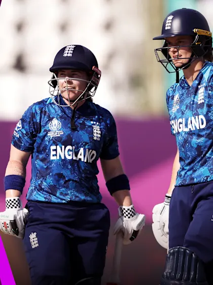 England on track to chase down small target | Powerplay Highlights | CWC25