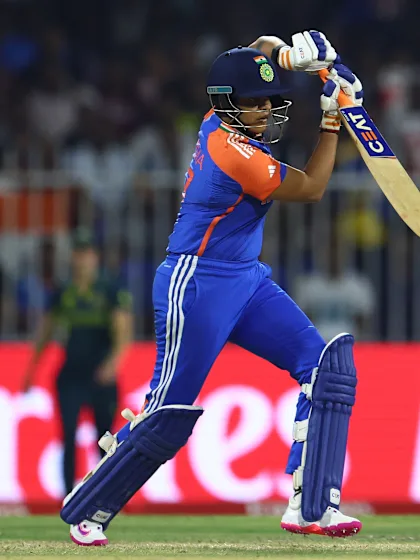 Logo of Shafali Verma opens arms against Schutt | WT20WC 2024