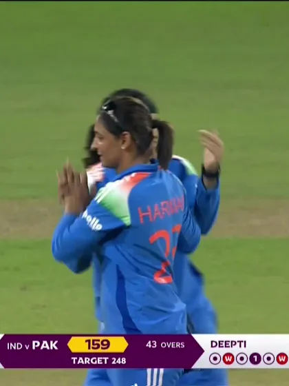 Sadia Iqbal - Wicket - India Women vs Pakistan Women