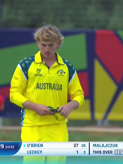 R O’Brien with a Four vs. Australia