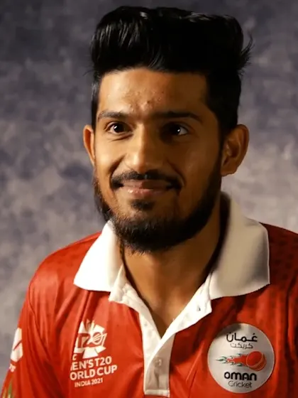 Logo of Get to know Oman's Aqib Ilyas | T20 World Cup