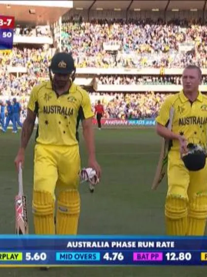 CWC15 AUS vs IND SF - Australia innings highlights