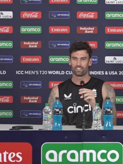 Reece Topley (England player) pre-match Press Conference - 18th June 2024