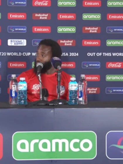 Aaron Jones (USA vice-captain) post-match Press Conference - 14th June 2024