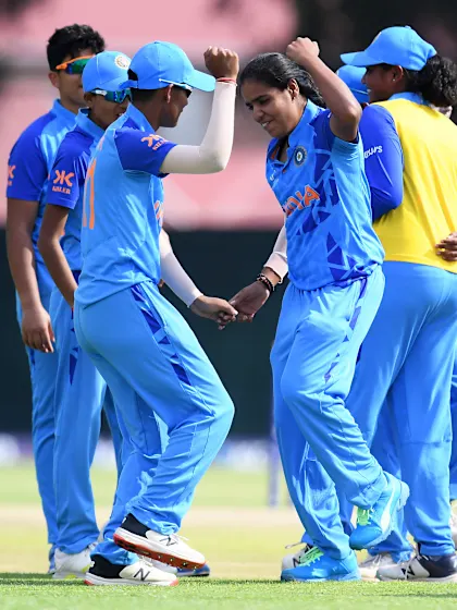 India charge into Super Six with emphatic win over Scotland