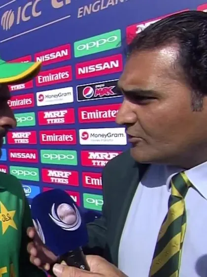 Logo of #CT17 SF1 - ENG vs PAK: Player of the Match - Hasan Ali