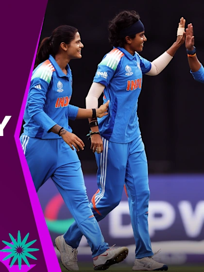 India take early advantage against Bangladesh | Powerplay Highlights | CWC25