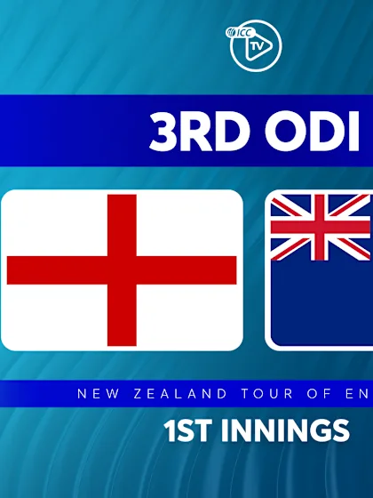 3rd ODI: England v New Zealand (1st Innings)