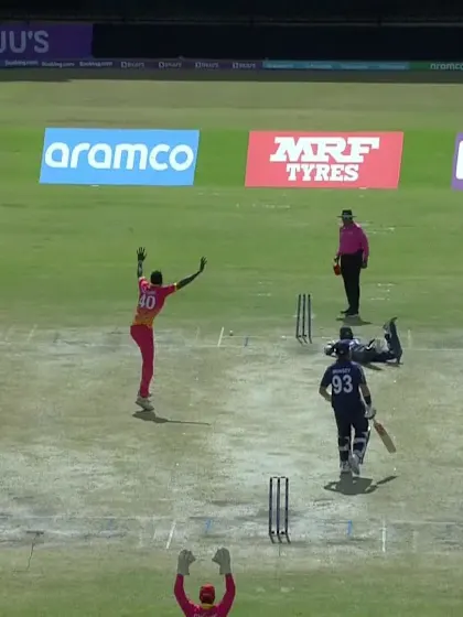 Logo of George Munsey - Wicket - Zimbabwe vs Scotland