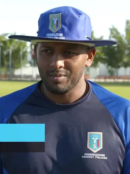 CWC Challenge League B – Oman: Italy v Kenya – Italy pre-match interview