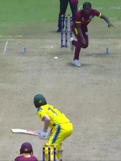 O Peake with a Four vs. West Indies