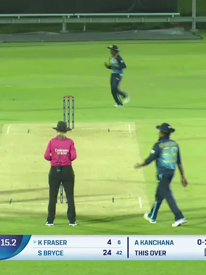 Logo of Katherine Fraser - Wicket - Scotland Women vs Sri Lanka Women