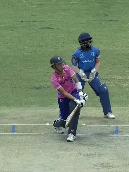 T Waugh with a Four vs. Tanzania