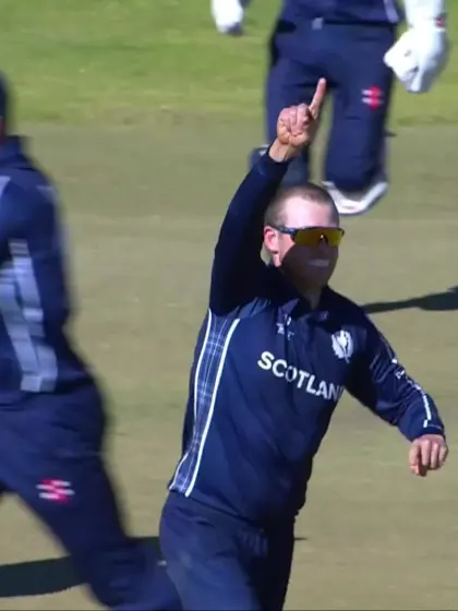 Logo of Zeeshan Maqsood - Wicket - Scotland vs Oman