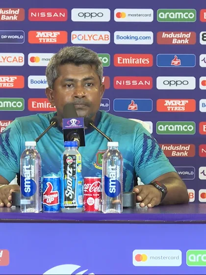9 October - Dharamsala - Bangladesh Coach Rangana Herath pre-match press conference