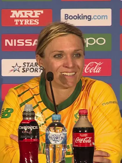 23 February - Perth - South Africa player Mignon du Preez post-match press conference