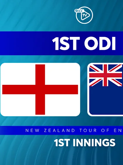 1st ODI: England v New Zealand (1st Innings)