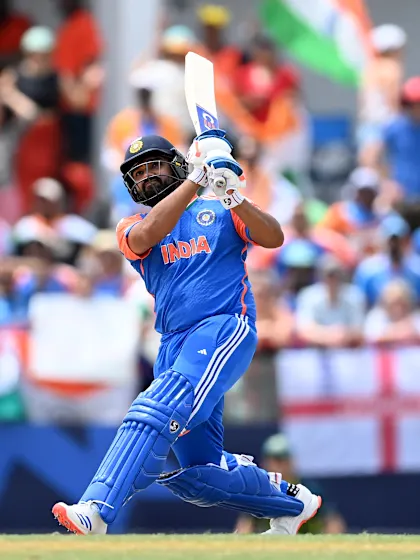 Logo of ‘MASSIVE!’: Watch Rohit Sharma’s monster 100m six | AUS v IND | T20WC 2024
