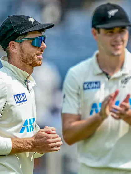 Logo of Santner credits Sri Lanka legend for wonder spell in Pune