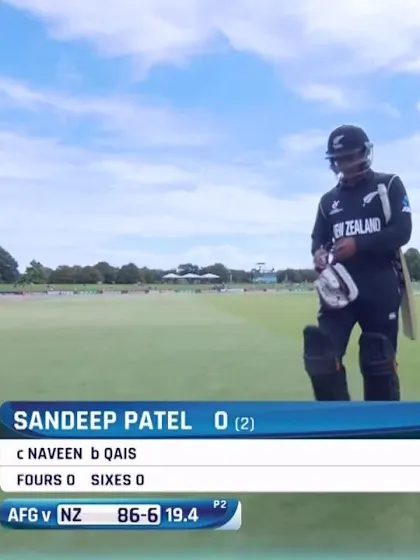 Qais Ahmed takes 4/33 against New Zealand