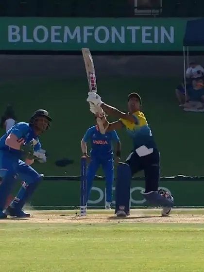 ICC U19 CWC: IND v SL – Mishara launches Jaiswal over the fence