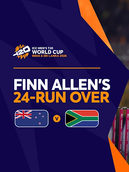 Finn Allen blasts 24 runs from five balls to create history and claim win | T20WC 2026