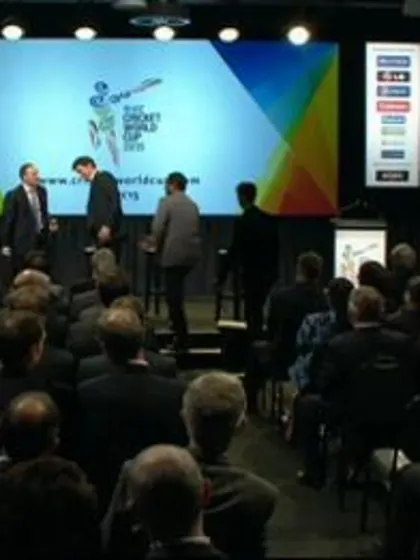 ICC CWC 2015 launch in Wellington