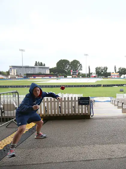 School kids brighten gloomy day