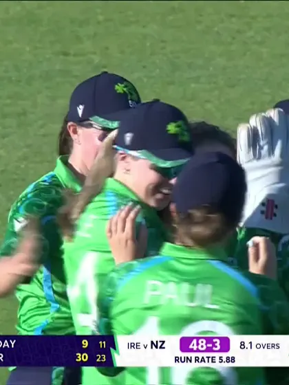 Amelia Kerr - Wicket - New Zealand vs Ireland