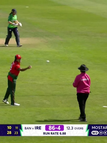 Leah Paul - Wicket - Ireland vs Bangladesh