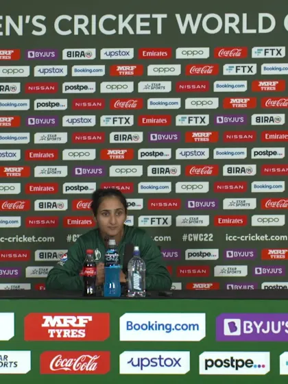 26 March - Christchurch - Pakistan Captain Bismah Maroof post-match press conference