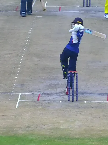 Logo of Hamza Shaikh with a Four vs. Australia