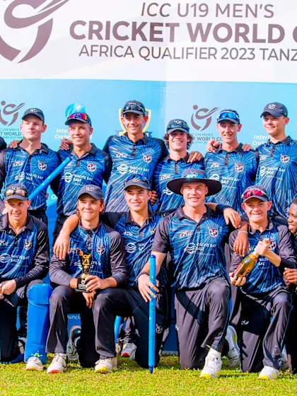 Namibia book a spot in U19 Men's Cricket World Cup 2024 through Africa Qualifier