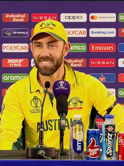 25 October - Delhi - Australia player Glenn Maxwell post-match press conference